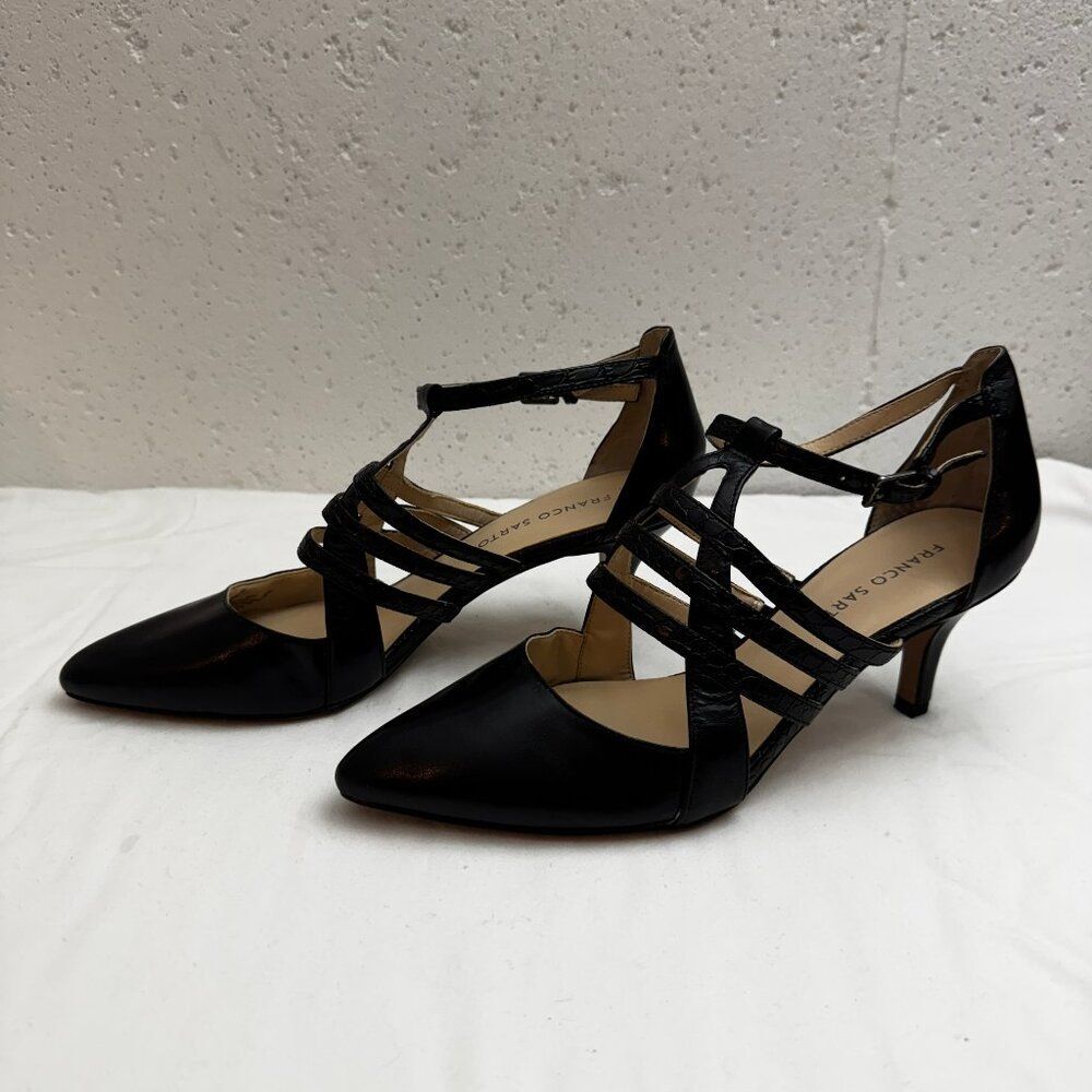 Franco Sarto Fernleaf Strappy Heels Size 9 - Picture 2 of 4